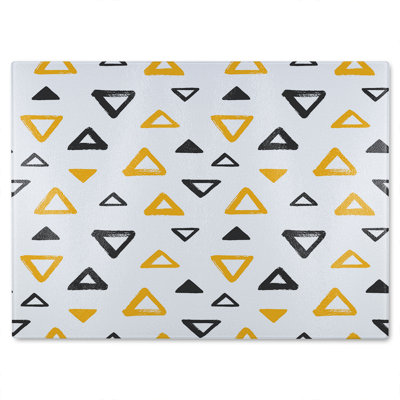 Egyptian Pyramids Glass Chopping Board