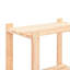 Knapp 90cm H Solid Wood Etagere Bookcase-1852722125