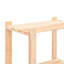 Palombo 80cm W Solid Wood Shelving Unit