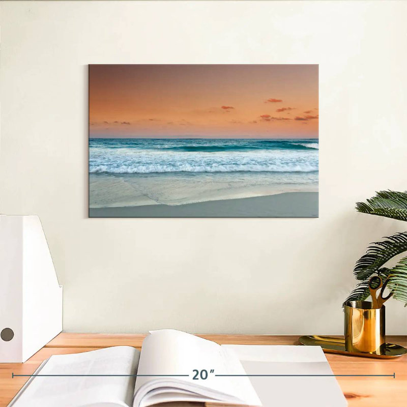Gillard Bavaro Gillard coucher de soleil, H 8 po x l 12 po