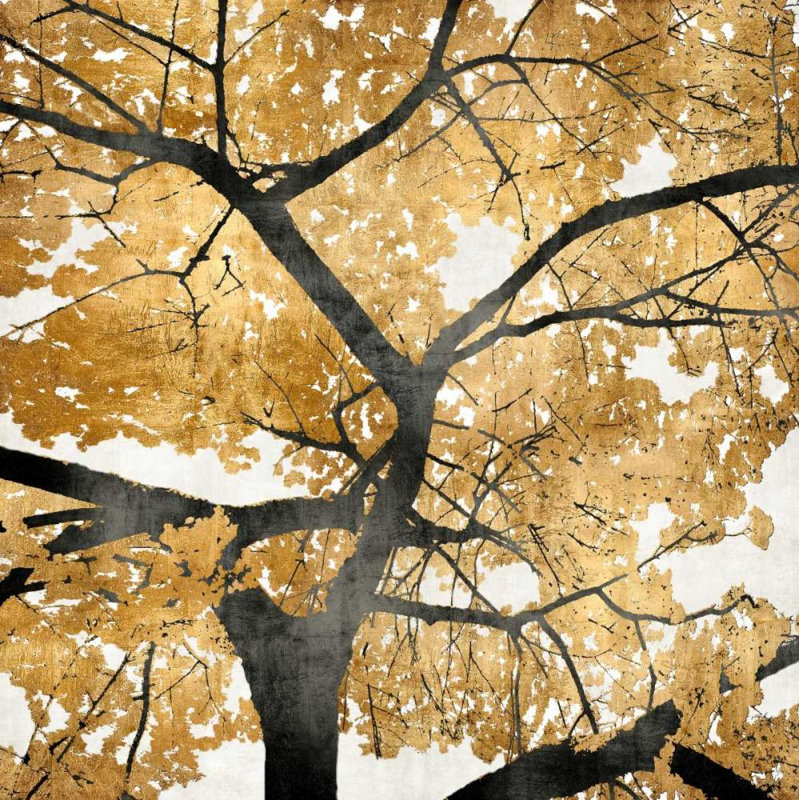 Art sur toile tendue par Red Barrel Studio® Bennett, Kate, Golden Leaves
