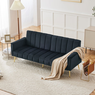 2 Seater Velvet Loveseat