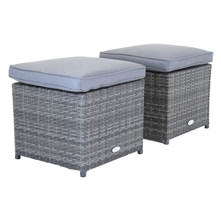 Huntington Upholstered Outdoor Ottoman