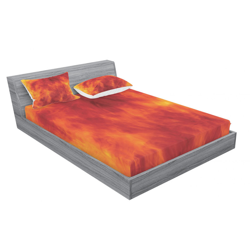 Microfiber Sheet Set, Queen Sheet Set with Fitted Sheet