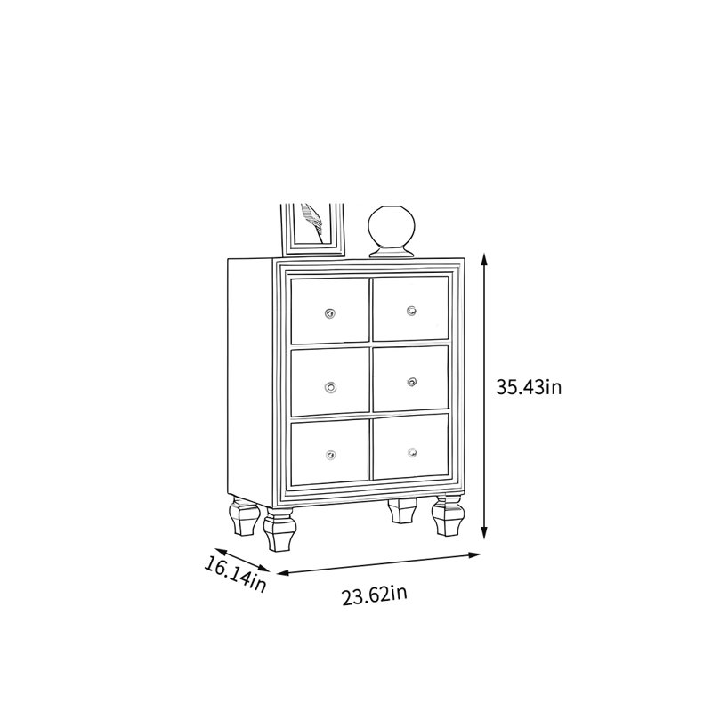 Simple bedroom storage cabinet