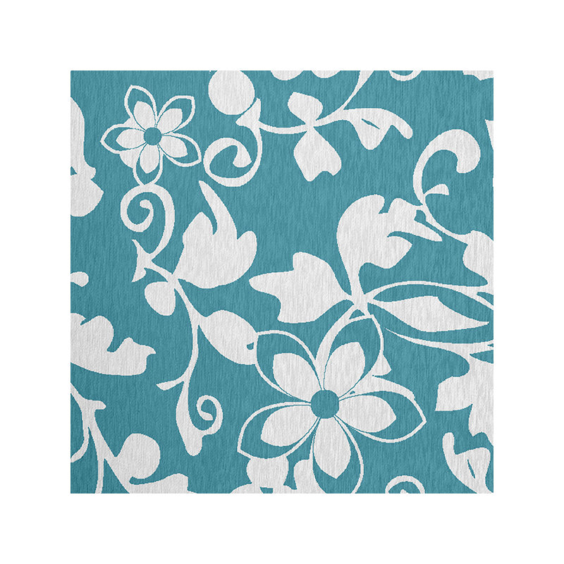 Chenille Floral Indoor Rug, Rectangle 4' x 6'