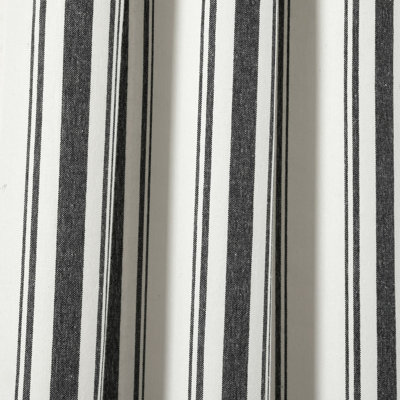 Cotton Blend Semi Sheer Curtain Pair