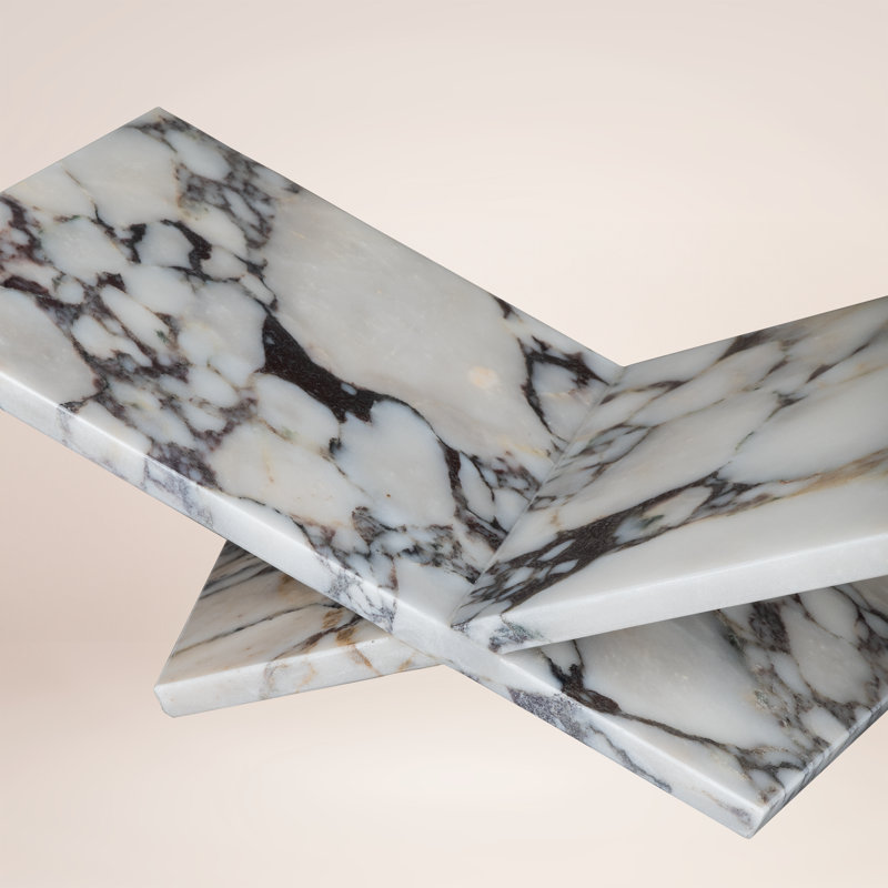 Black Marquina Marble TableTop Book Stand, Ivory