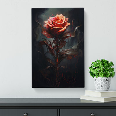 Rose Conceptual - Wrapped Canvas