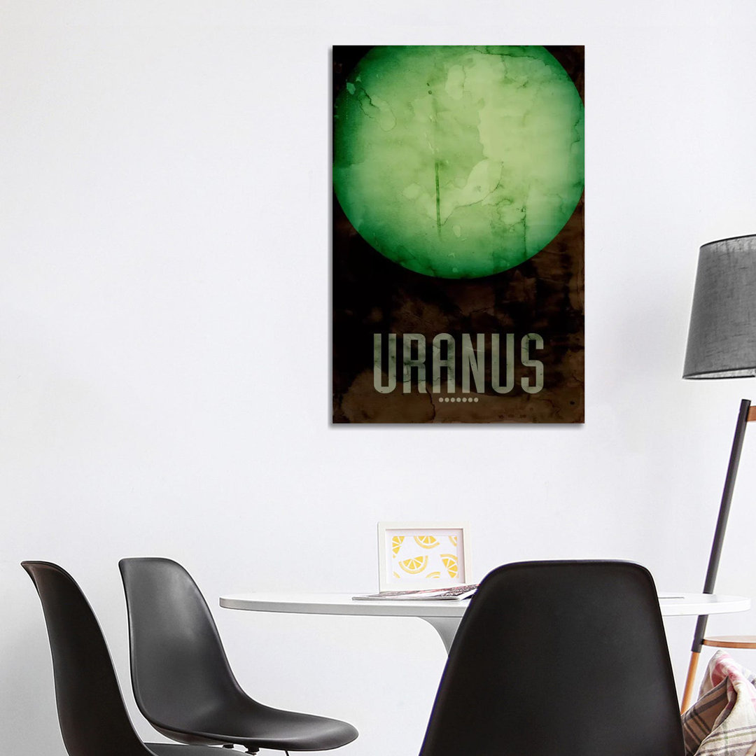 The Planet Uranus by Michael Tompsett - Wrapped Canvas Print