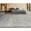 Tapis oriental en laine tissé à la main en bleu / beige / gris-65288703