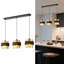 3 - Light Matte Black Drum Pendant