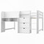 Lit mezzanine bas avec bureau intégré-1853944118