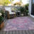 Machine Washable Indoor/Outdoor Claudian ACN1236 Purple Rug-103718876