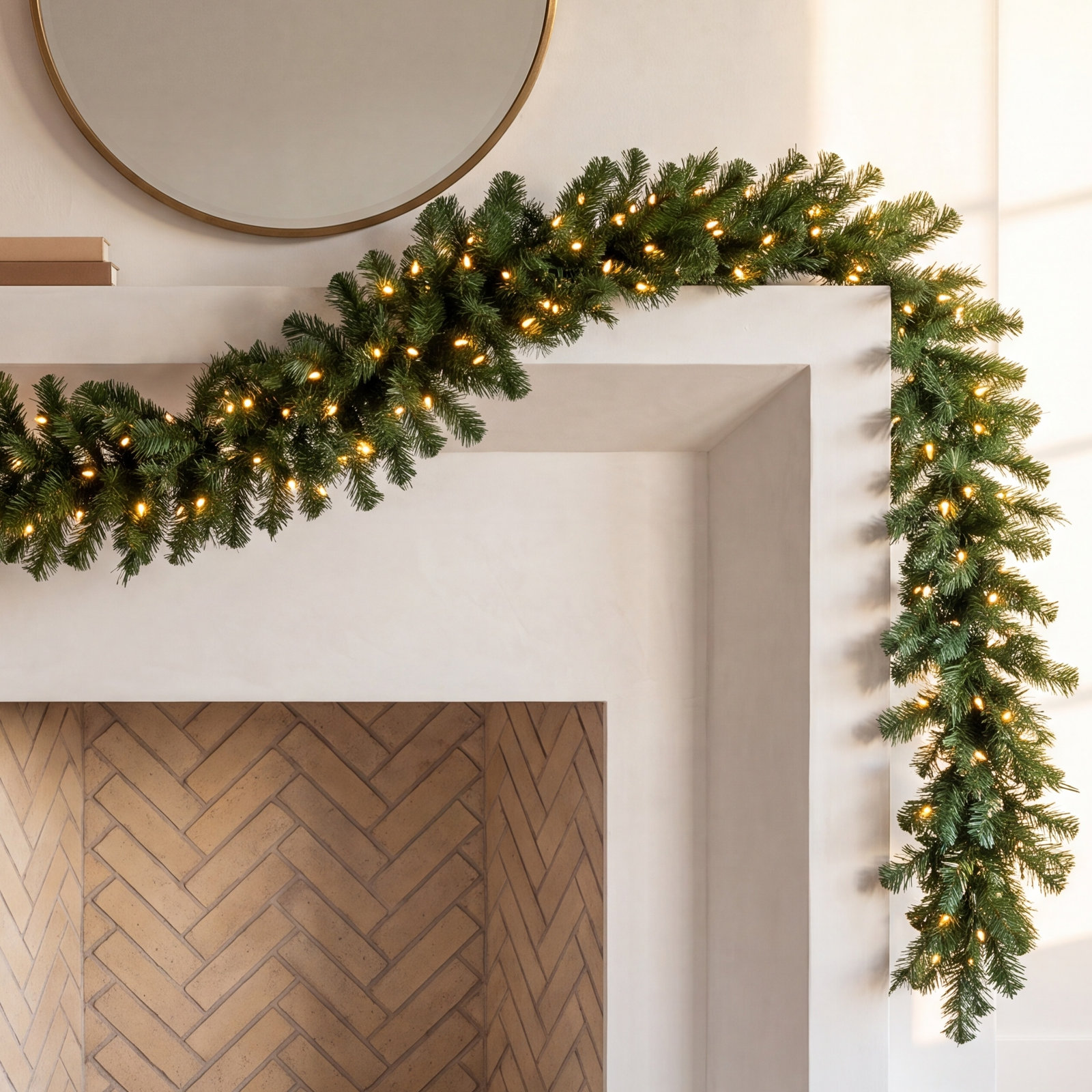 Alanny 600'' in. Lighted Faux Mixed Assortment Garland