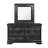 SHAKER CROCODILE METALLIC GREY MIRROR