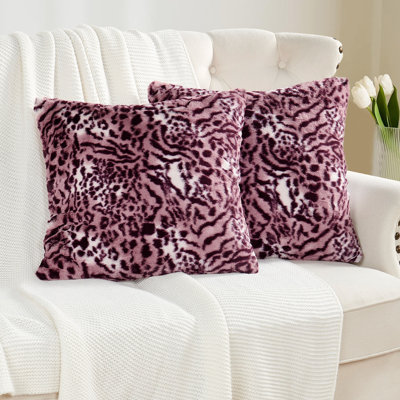 Animal Print Square Cushion Cover