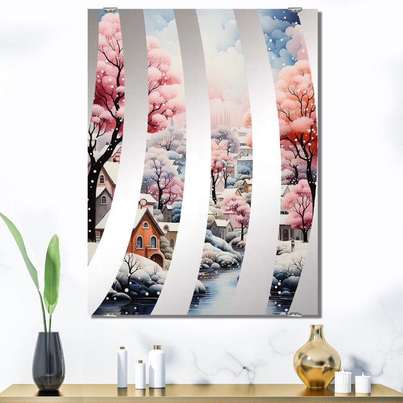 Hoey - Miroirs muraux décoratifs City Art Deco MIR141120, 40 po x 30 po