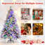 Arbre de Noël illuminé pin artificiel-1652793424