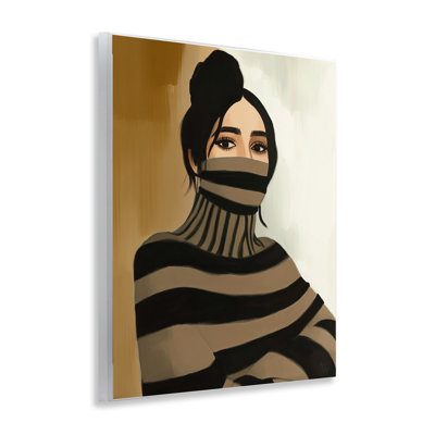 Plaque murale à col roulé tendance, design par Annabelle Hall