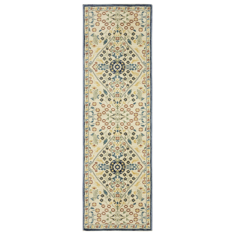 Floral Indoor Rug, Runner 2'3" x 7'6"