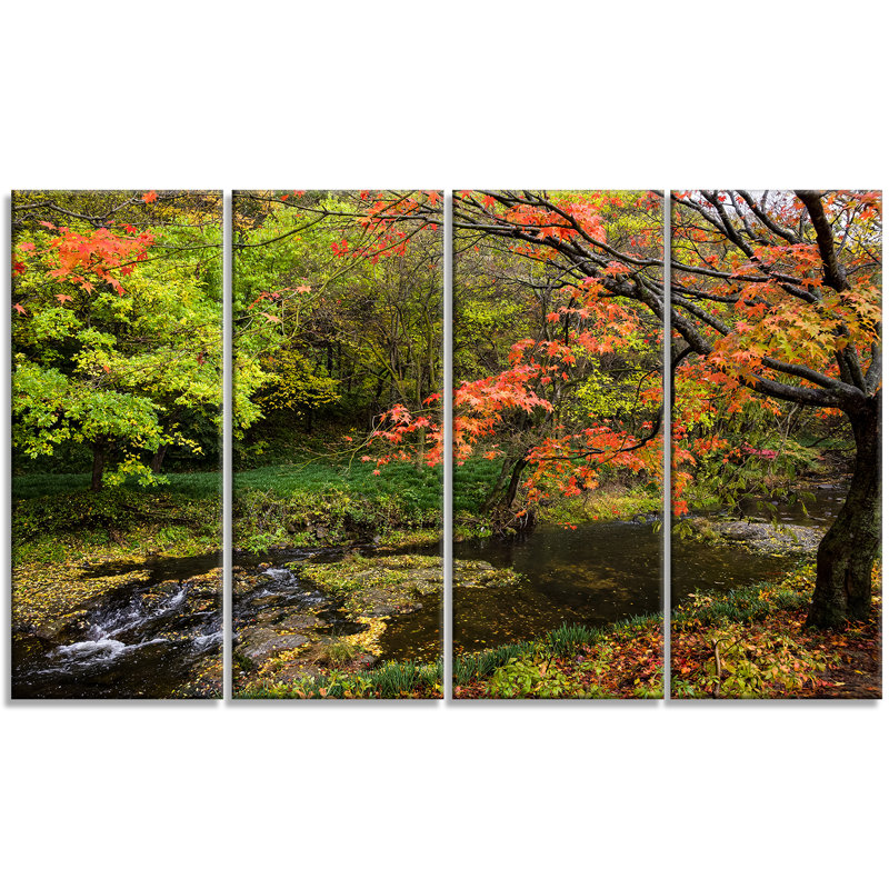 " Fall Trees " 4 - Pieces