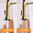 Touchless Brushed Gold Kitchen Faucet, Automatic Smart With Motion Sensor And Pull Out For Efficient Use Hands Faucet In Gold, Function-1372819036