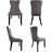 Dining Chairs, Upholstered High-end Tufted Dining Room Chair with Nailhead Back Ring-178148660-188948057-178148647