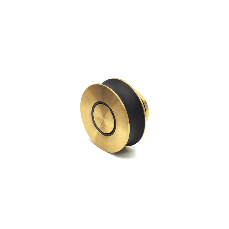 FHC CWSR1SB Clearwater Door Roller - Satin Brass