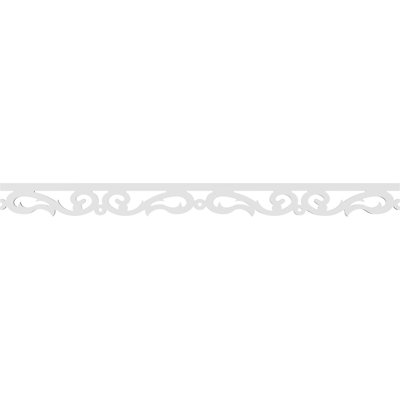 4"H x 5/8"P x 48"L Corbin Architectural Grade PVC Running Trim