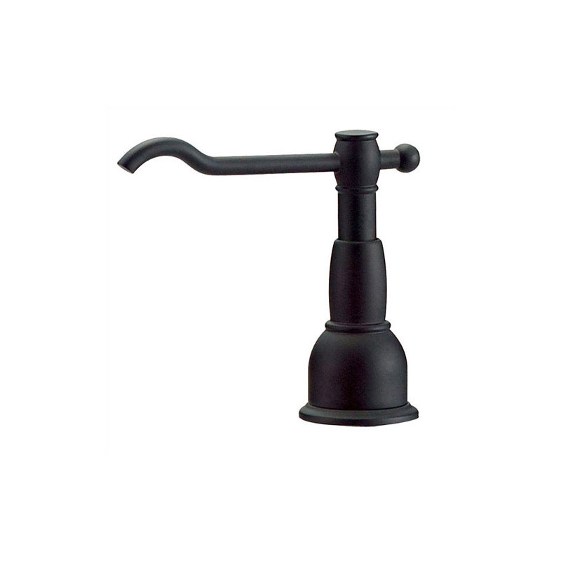 Opulence Soap & Lotion Dispenser, Satin Black