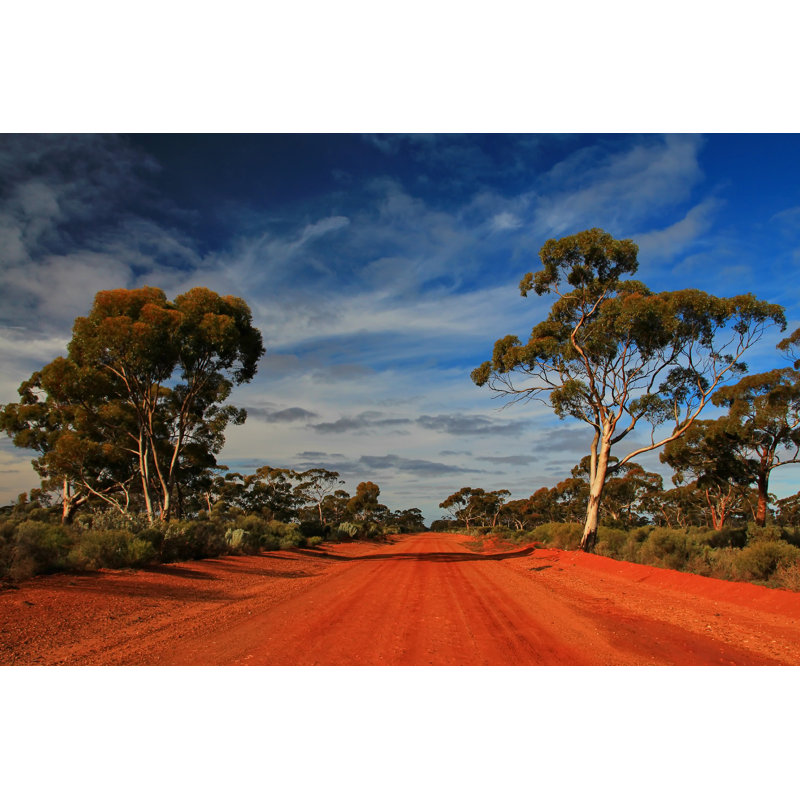 Across Outback australien, L 12 po x H 8 po