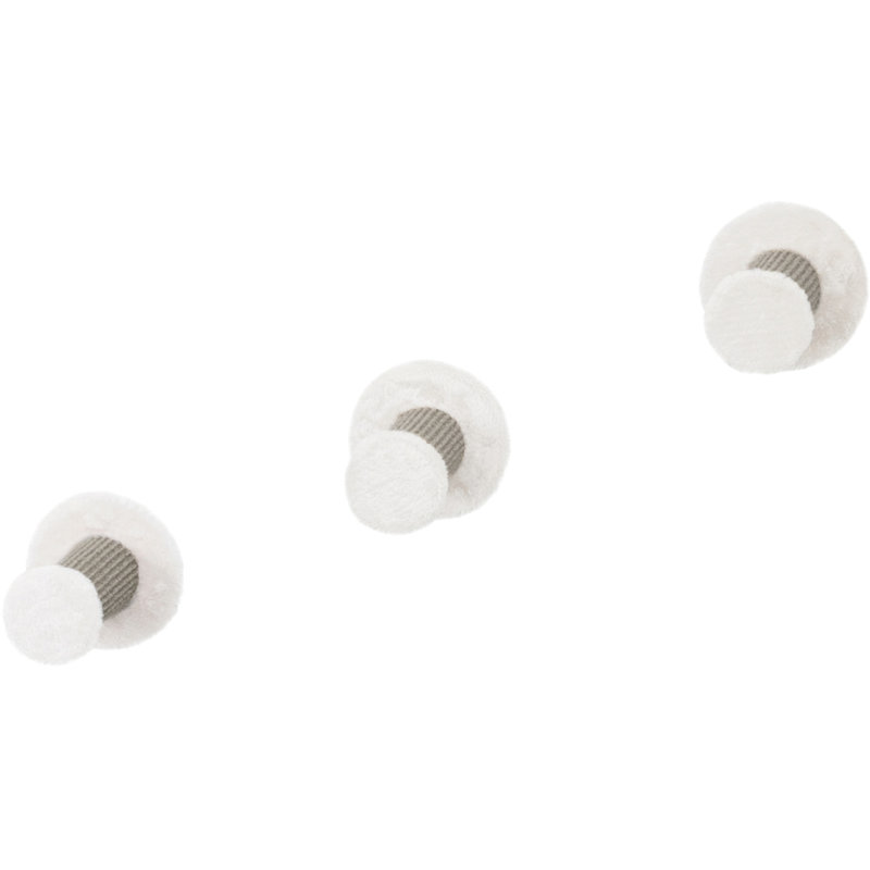 Perchoir pour chat 9 po , H 10,5 po x l 7,5 po x P 7,5 po, Gris / blanc