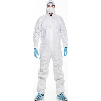 Doctor in Protective Gear Cardboard Standup