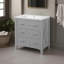 Meuble-lavabo noir élégant avec lavabo en céramique-901538005