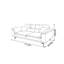 Canapé décontracté en tissu moderne