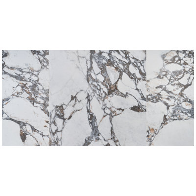 Autograph 48x48 Satin Marble Look Porcelain Tile