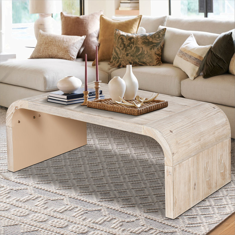 Gerald Vintage Crafted Coffee Table, Natural