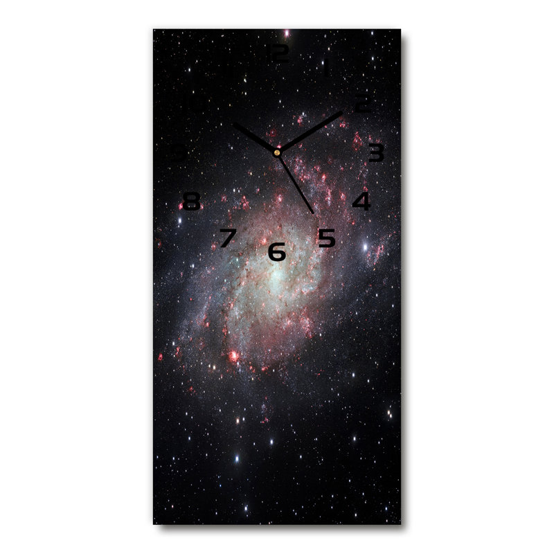 Jayanne Glass Wall Clock, Black