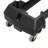 200 lbs Capacity Steel Trash Can Dolly Black Heavy-Duty Construction