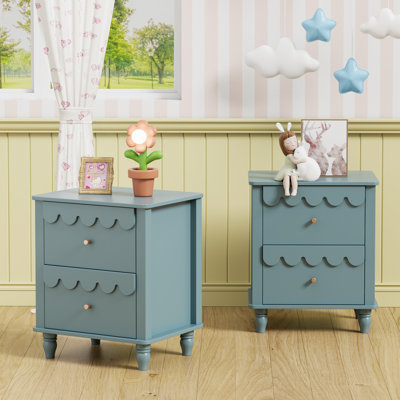 Dorlan 19.7“W Cute Cloud shape Nightstand