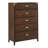 5 Drawer 36" W Solid Wood Chest