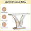 Table de vestibule en forme de V