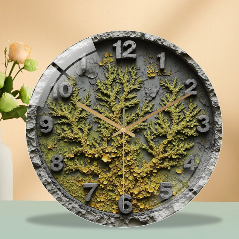 Horloge murale en pierre 12 po