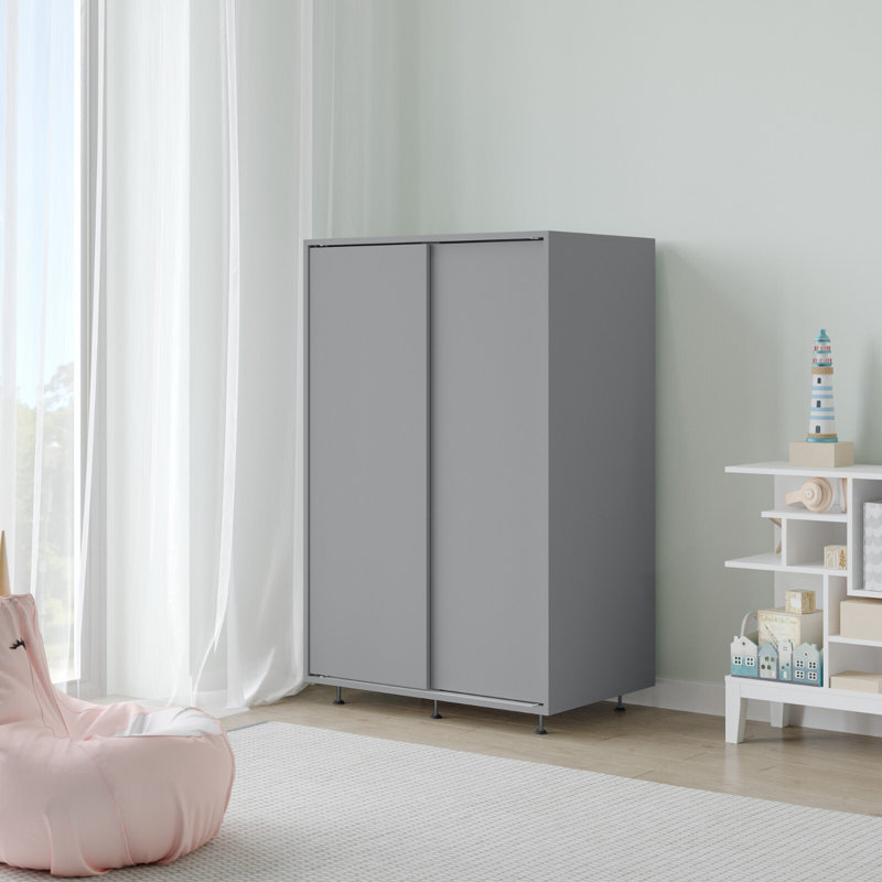 Engineered Wood Wardrobe, Grey