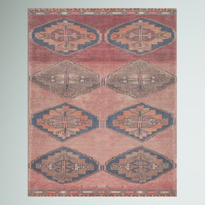 Tapis rose performance lavable à la machine Rhode