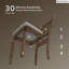 Chaise d'appoint Hannalise