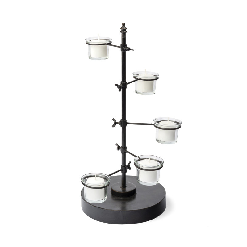 17'' H Metal Tabletop Tealight Holder