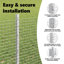 Vidaxl Fence With Posts Steel-116797927-116797966