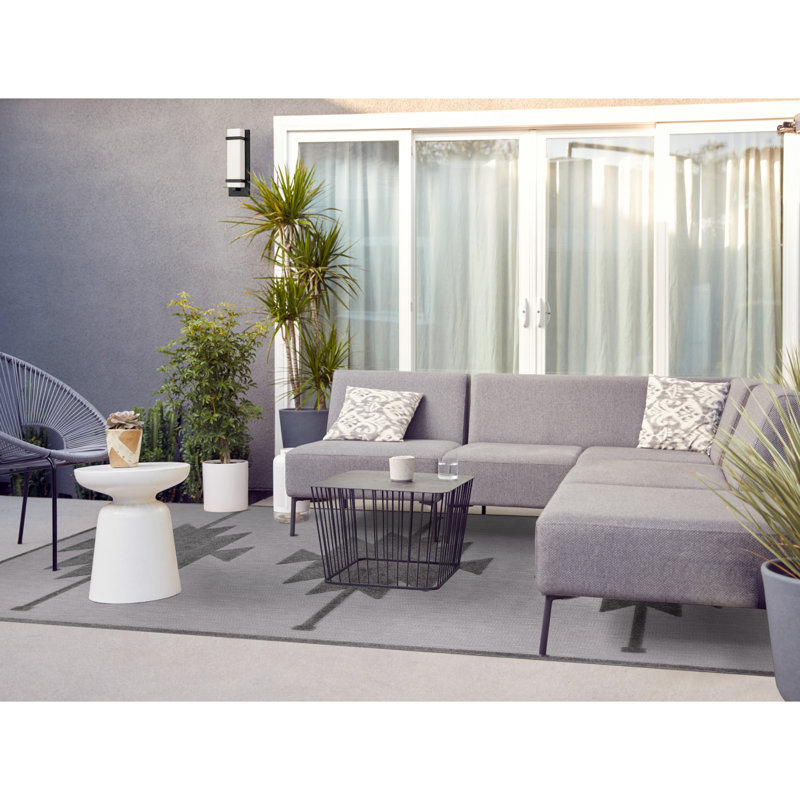 Tapis intérieur / extérieur Audresha, Rectangle 7 pi 10 po x 10 pi